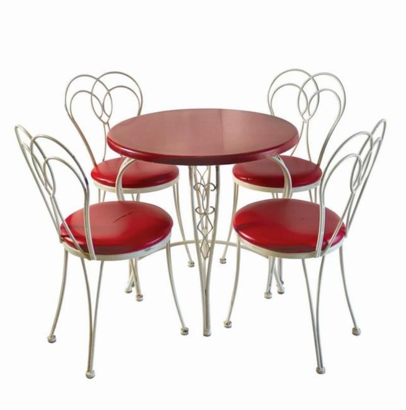 Coca Cola Refreshment Corner Table with (4) Chairs.