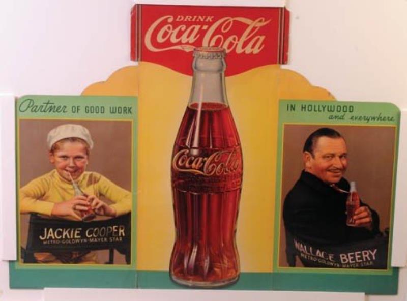 1934 Coca-Cola Jackie Cooper & Wallace Beery Windo