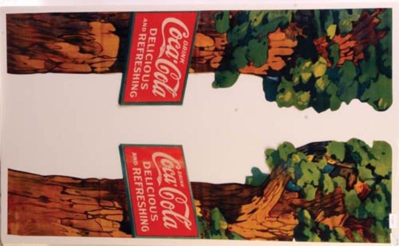 1915 COCA-COLA PAPER CUTOUT "WINDOW TRIM"