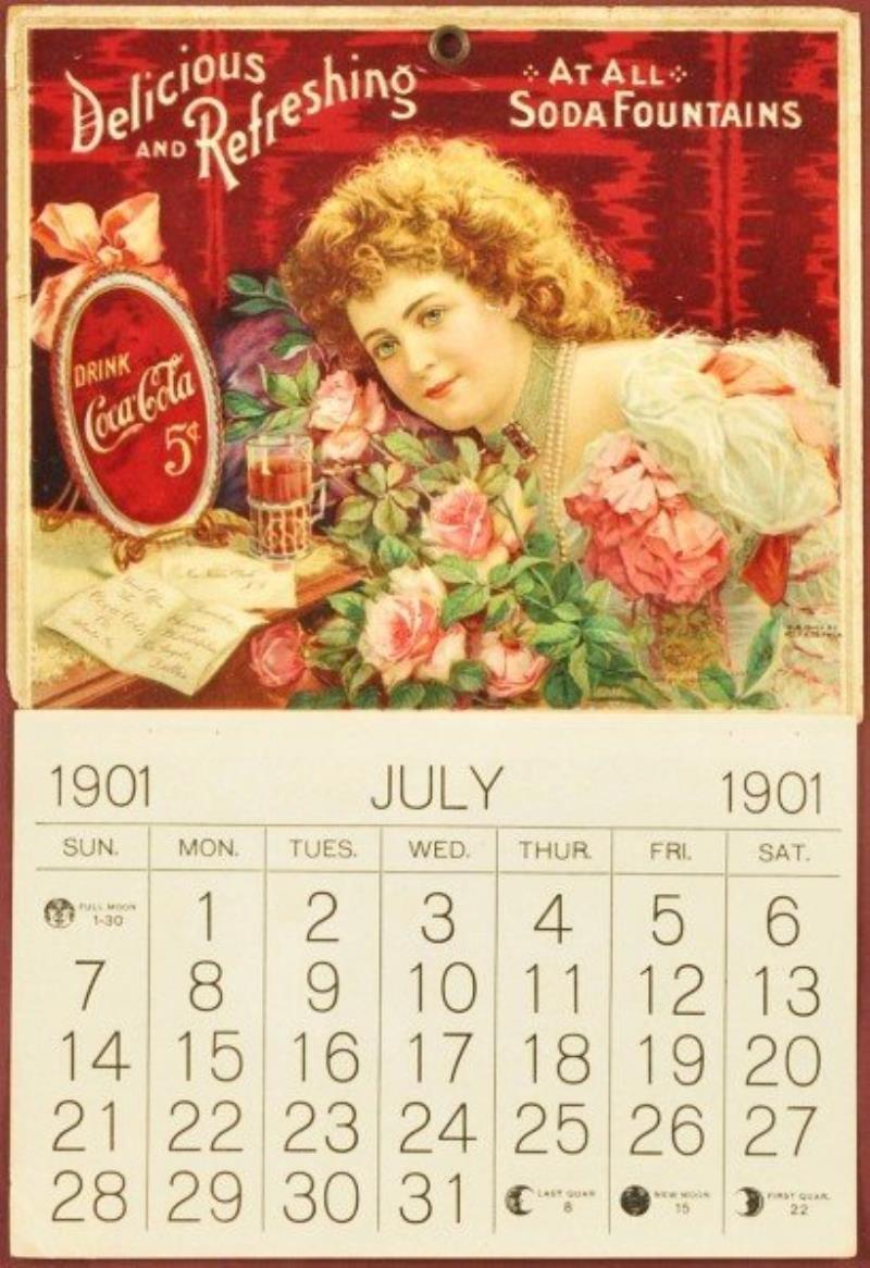 CocaCola Advertising Calendar 1901 Value & Price Guide