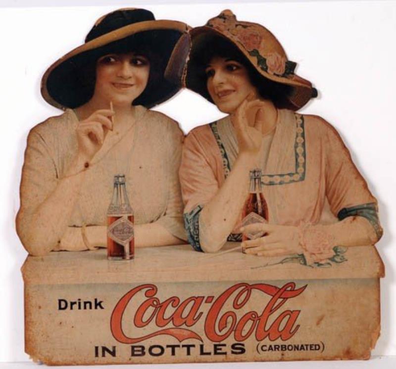 C.1914 COCA-COLA CARDBOARD CUTOUT