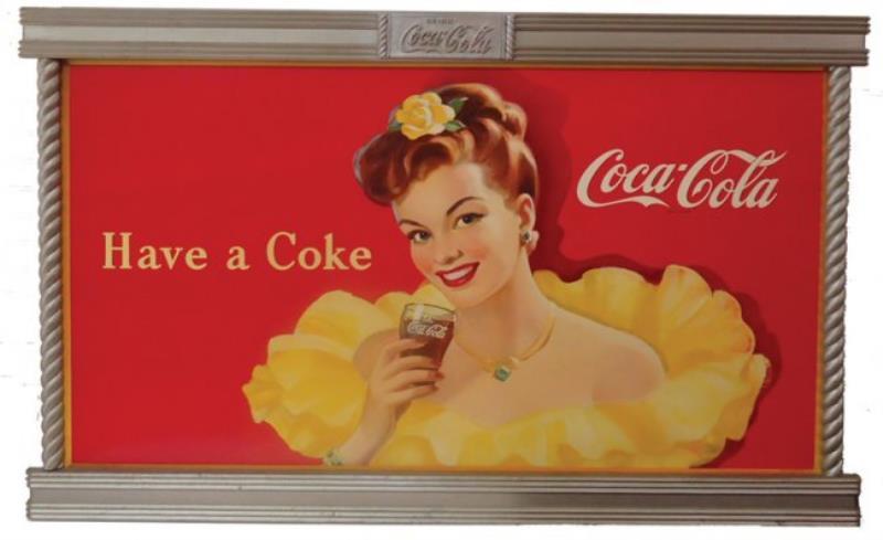 COCA-COLA CARDBOARD 1947