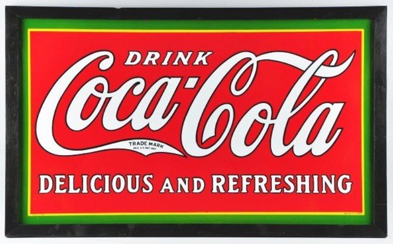 1932 Porcelain 2-Sided Coca-Cola Sign