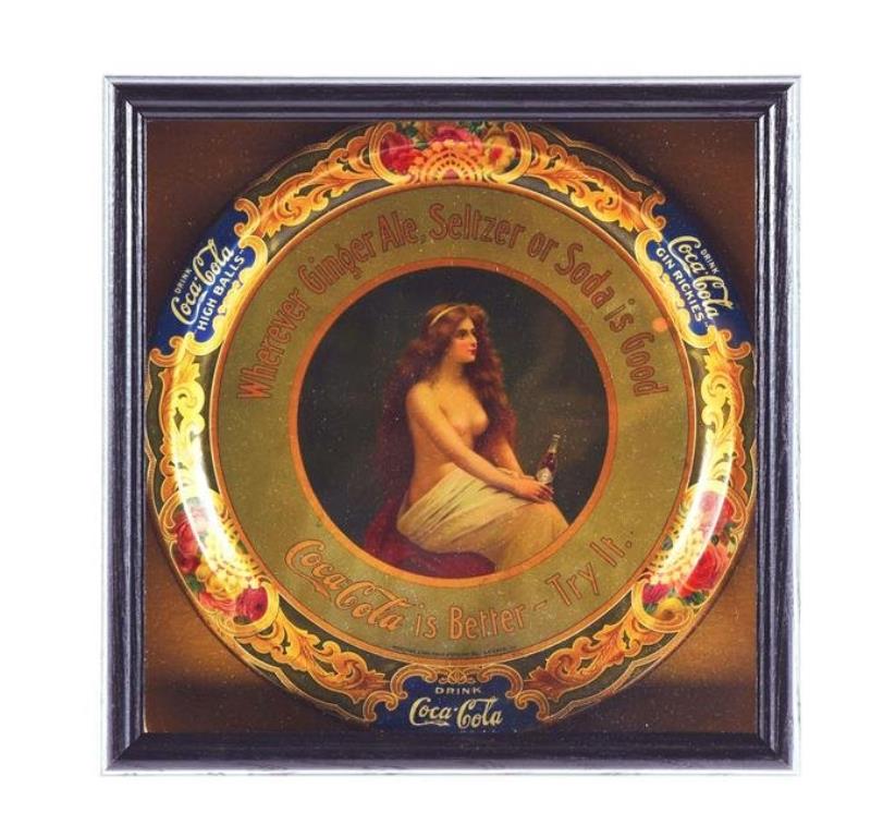 COCA-COLA TOPLESS SERVING TRAY.