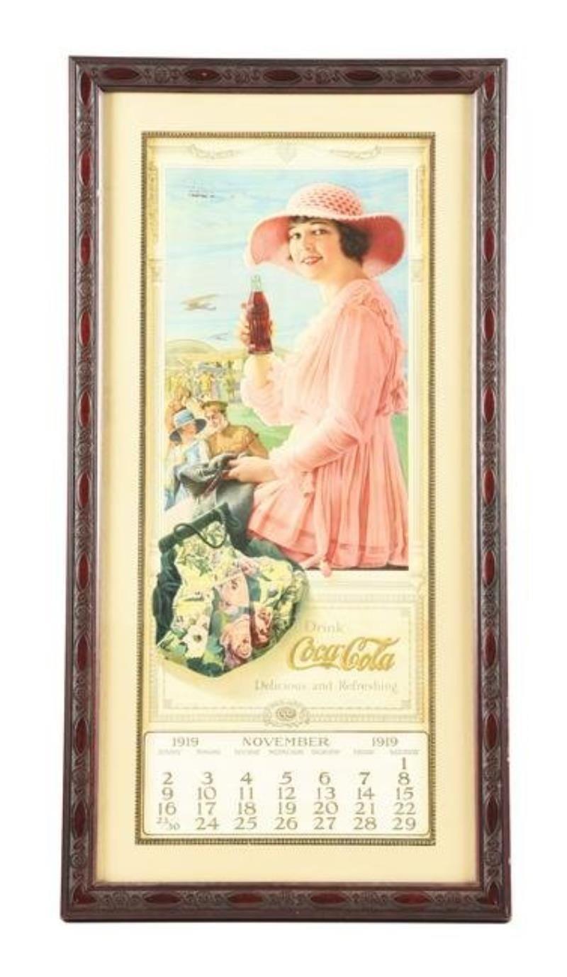 1919 COCA-COLA ADVERTISING CALENDAR.