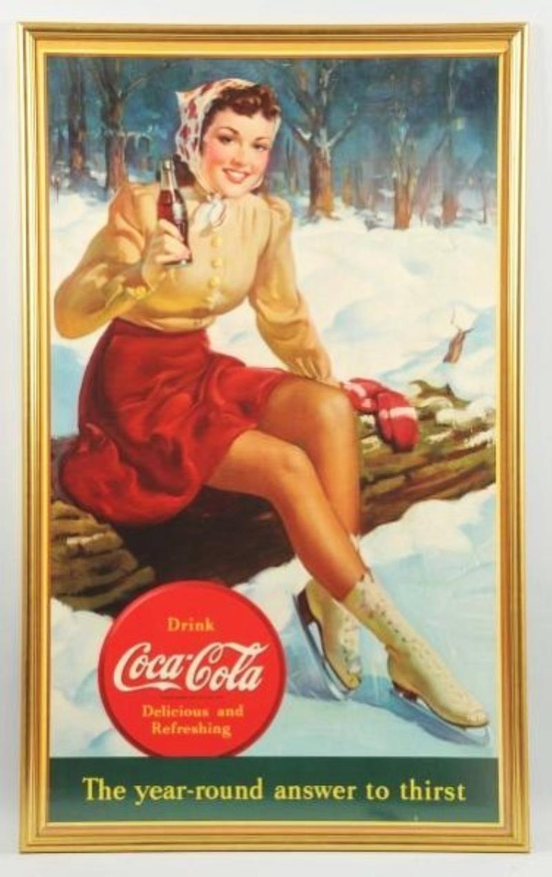 1940 Large Coca-Cola Poster