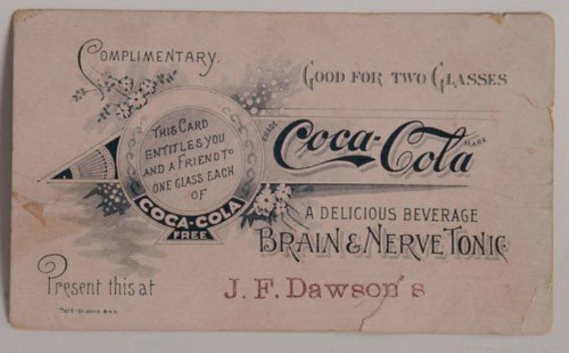 1890'S COCA-COLA COUPON