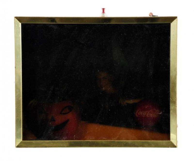 Coca - Cola Lenticular 3-D Lighted Sign