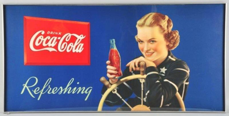 1936 Coca-Cola Sailor Girl Poster