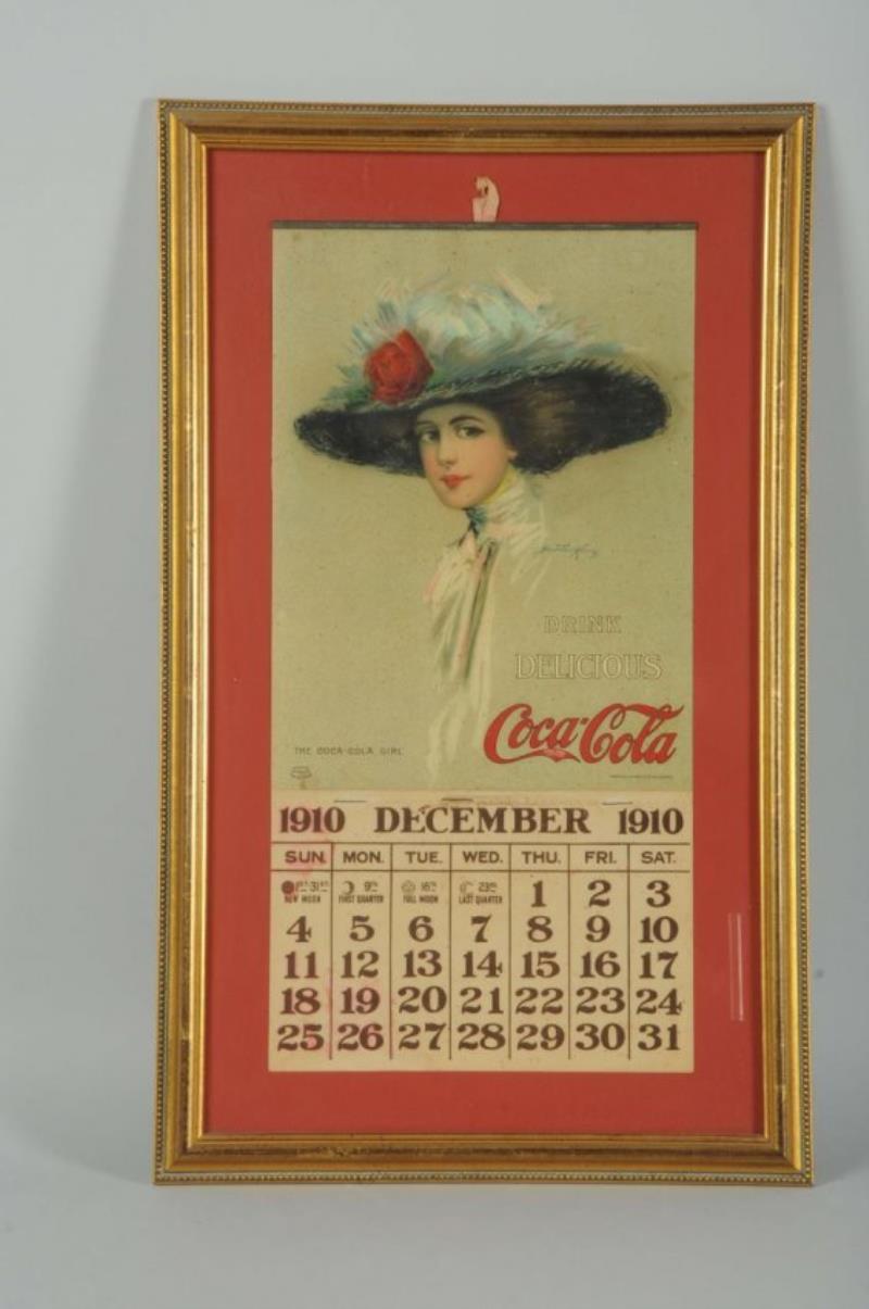 Scarce 1910 Coca-Cola Calendar