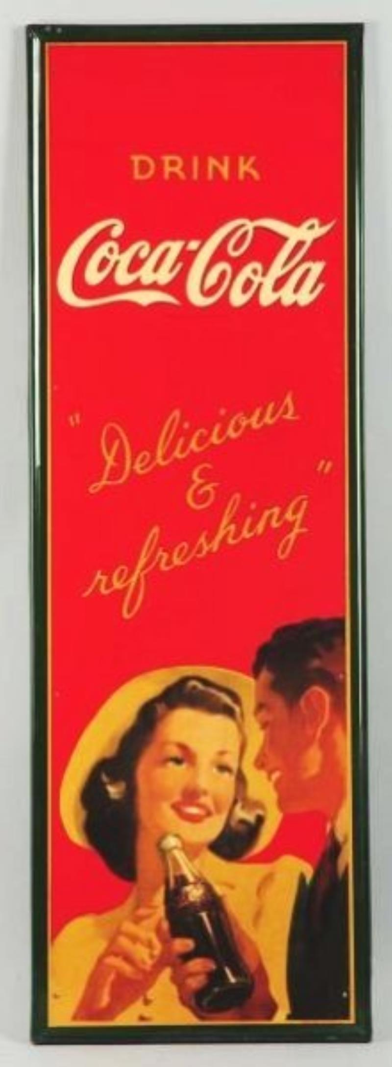 1941 Coca-Cola Tin Sign