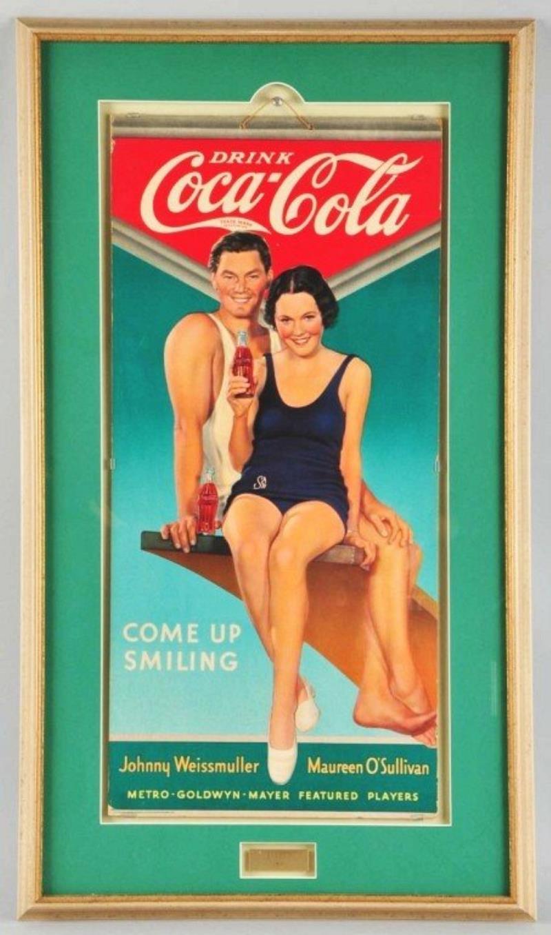 1934 Coca-Cola Weissmuller/O'Sullivan Poster.