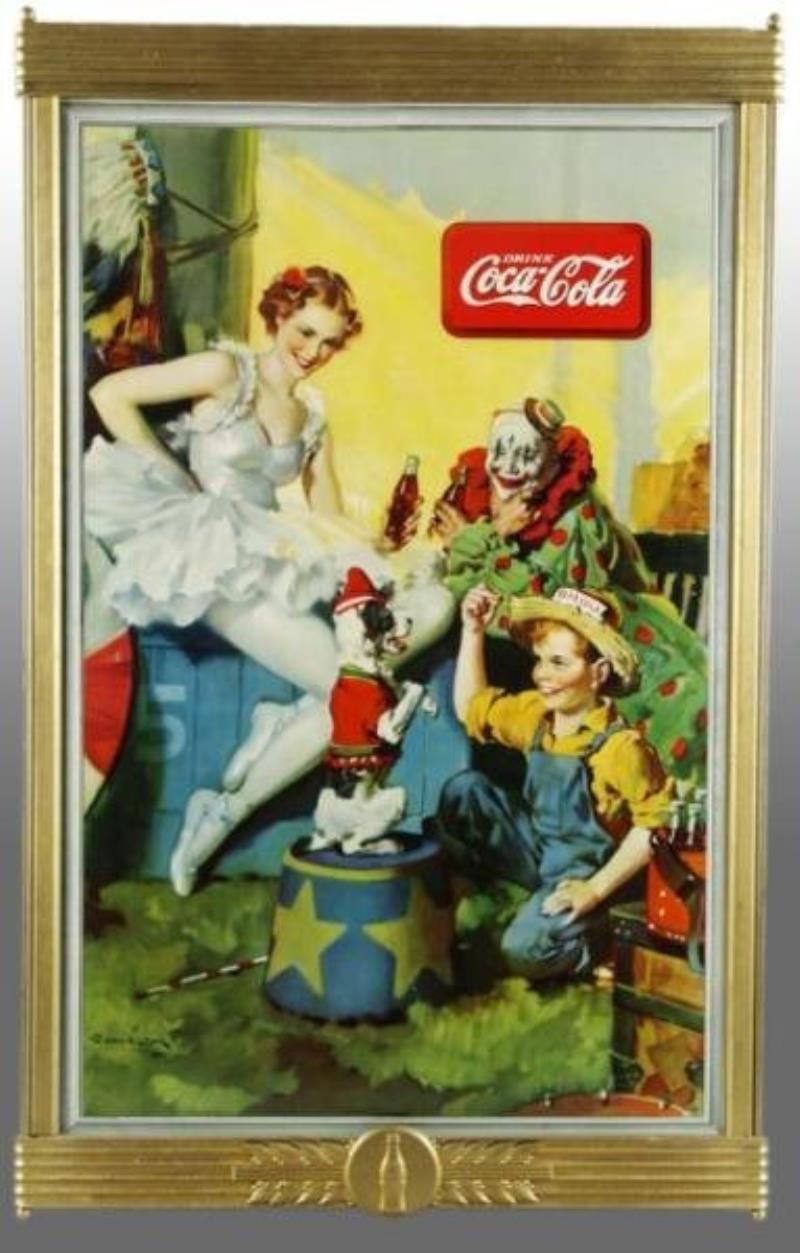 Large Coca-Cola Circus Poster