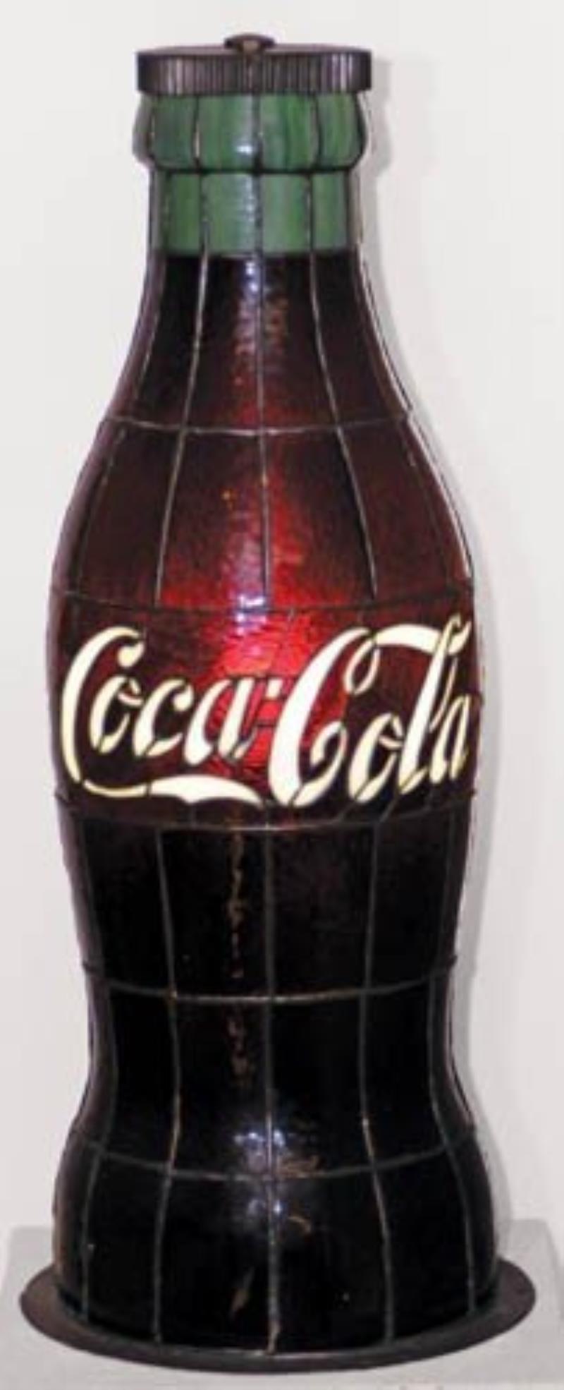 1920 leaded glass Coca-Cola bottle