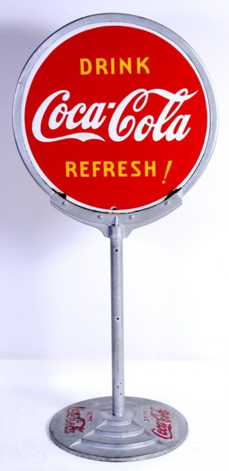 COCA-COLA PORCELAIN SIGN- 1930'S; Value & Price Guide