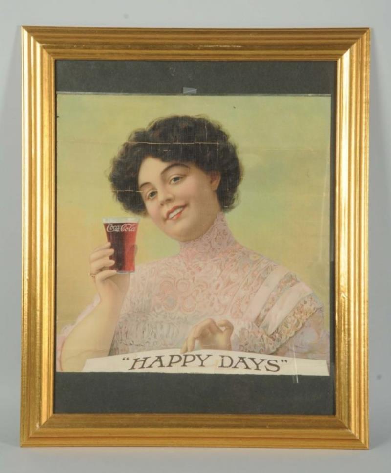 1910 Coca-Cola Large Format Calendar Top