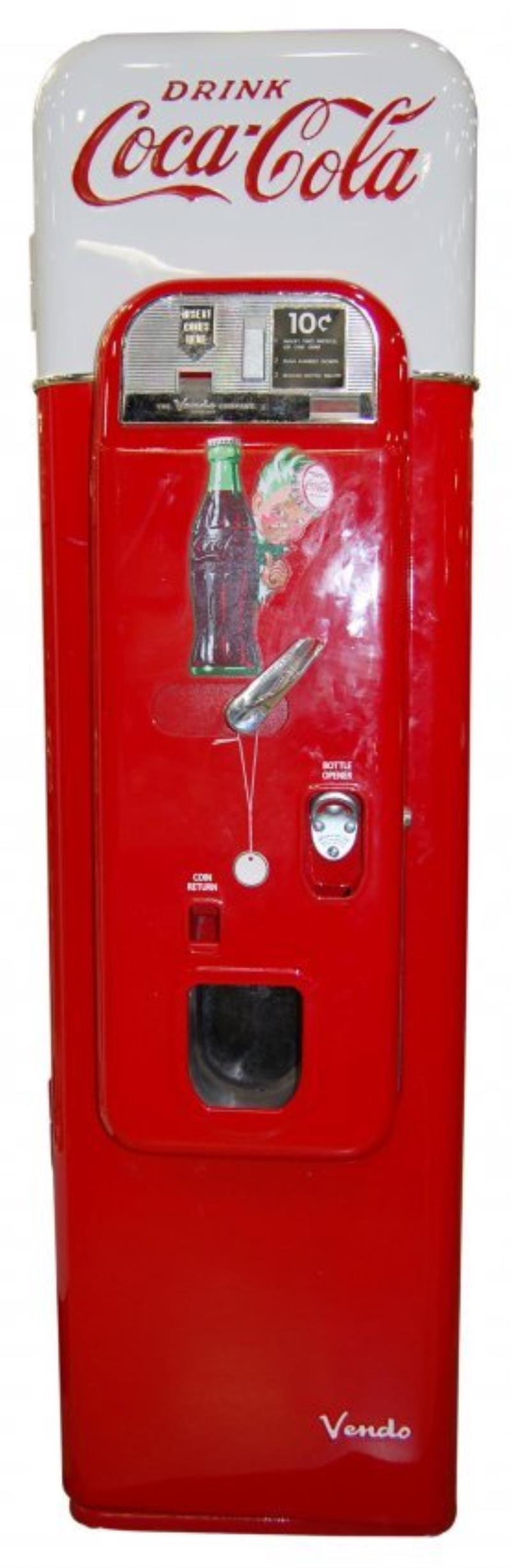CocaCola V-44 Vendo Machine 1956-57-Ser.#19568A37
