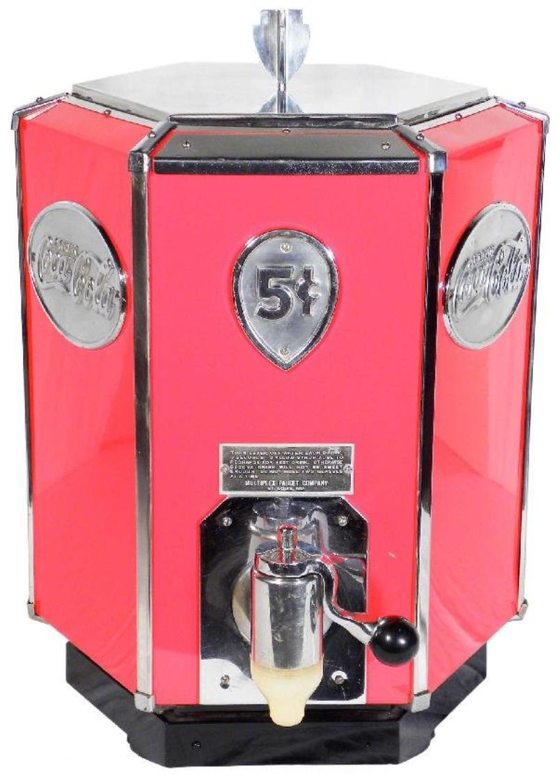 Very Rare Coca Cola Hexagon Soda Dispenser