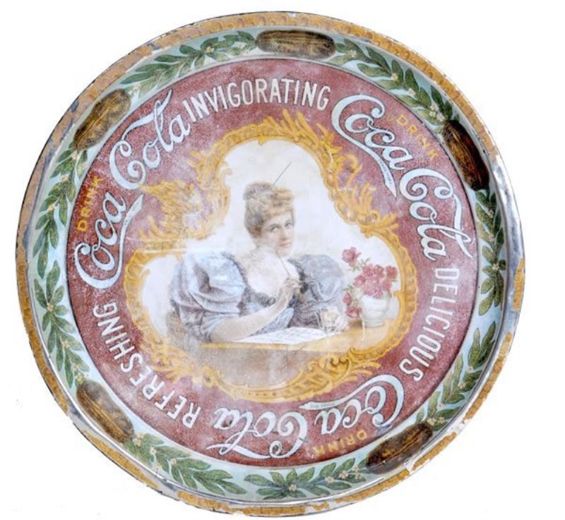 1899 COCA-COLA SERVING TRAY