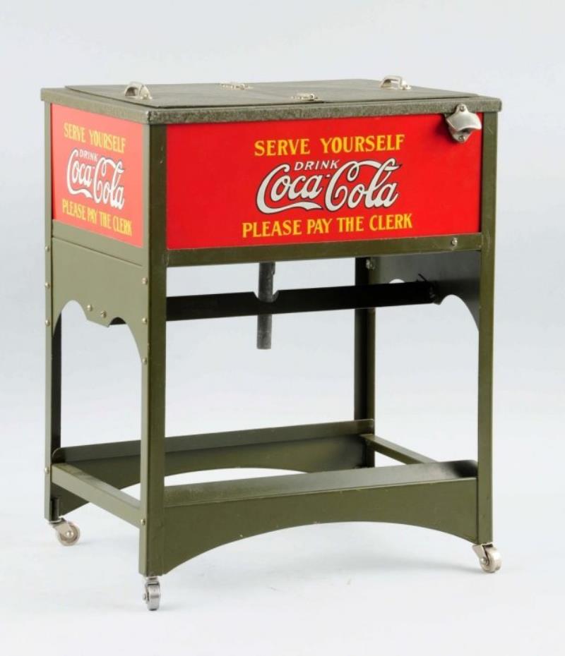Gorgeous 1929 Coca-Cola Sample Cooler.