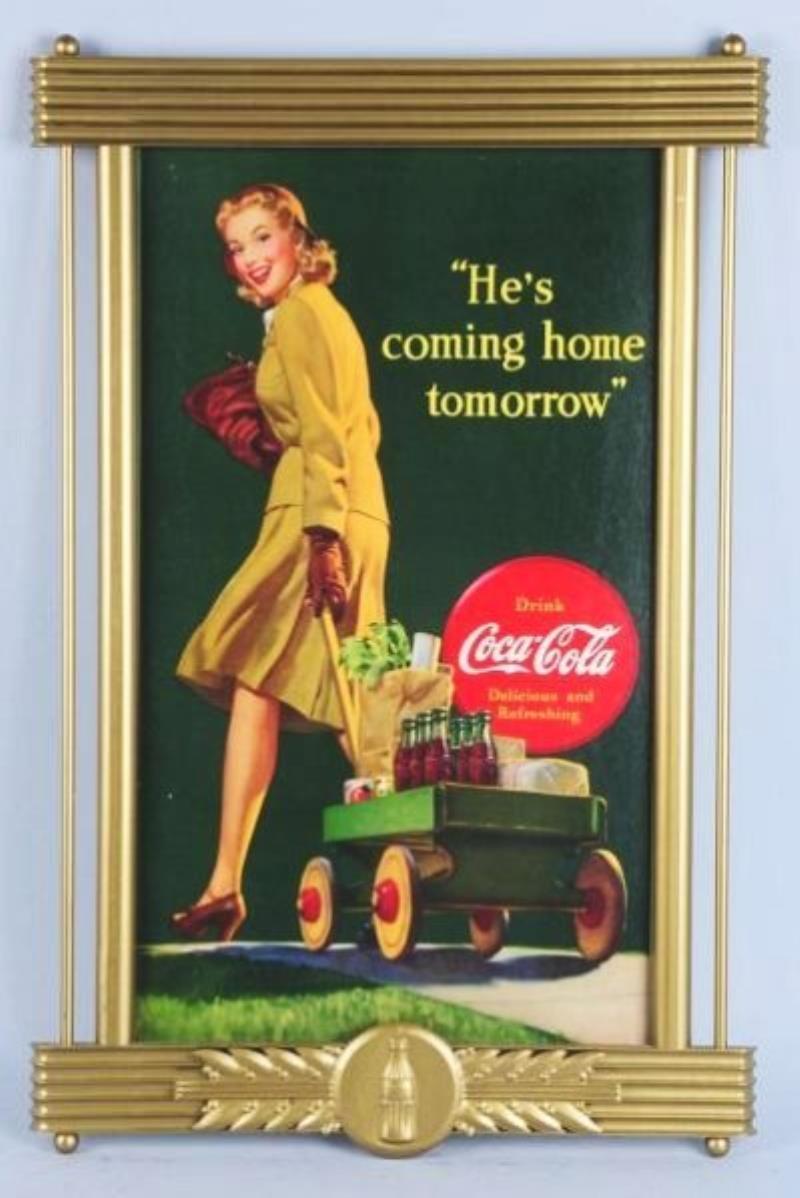 Rare 1944 Small Coca-Cola Poster