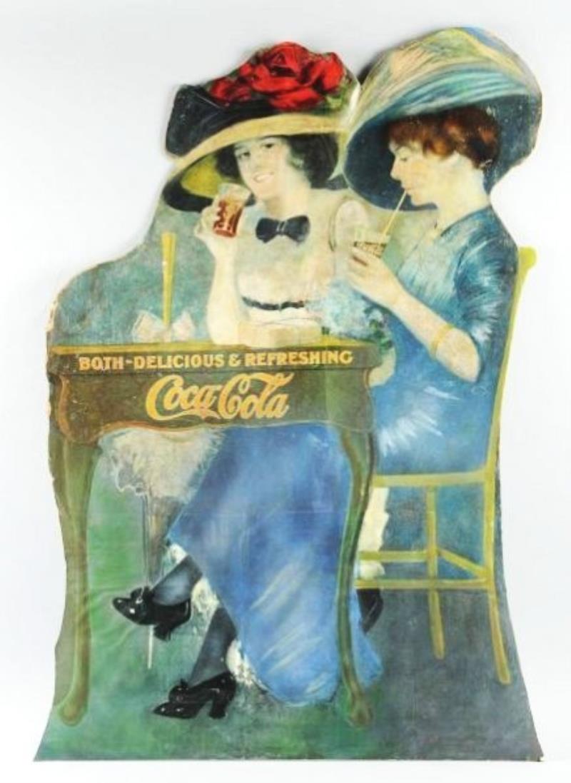 C 1912 Rare Coca-Cola Cardboard Large Cutout