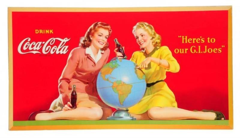 Beautiful 1944 Coca - Cola Small Poster