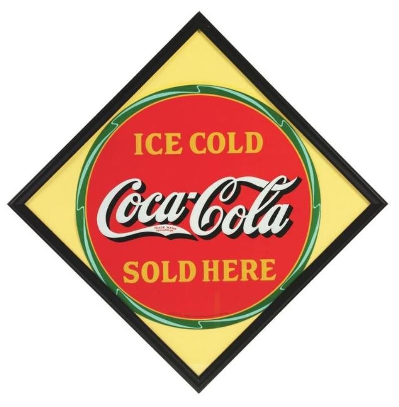 1932 Coca-Cola Embossed Tin Sign