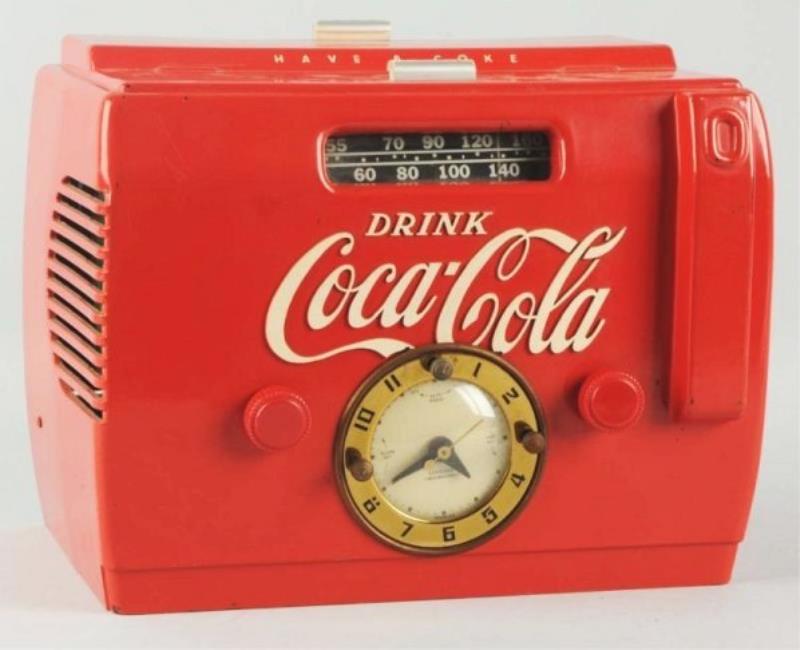 1950's Coca-Cola Clock Radio