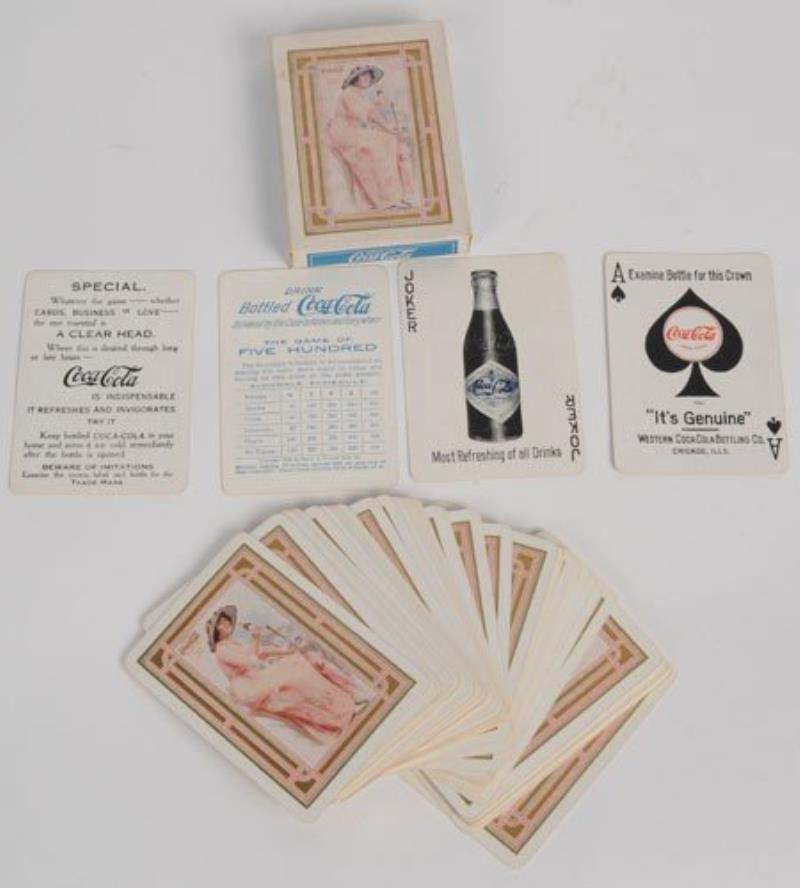 1915 COCA-COLA PLAYING CARDS & ORIGINAL BOX
