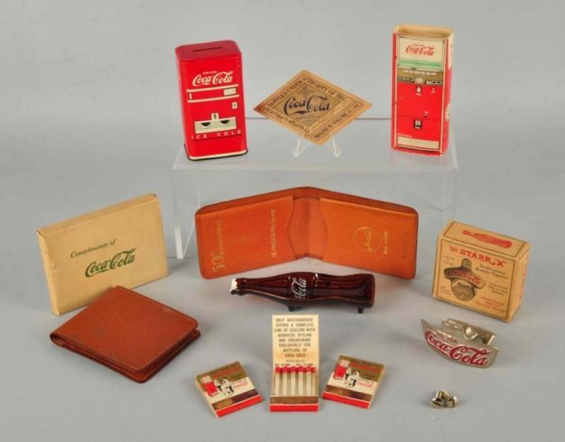 Assorted Coca - Cola Items.