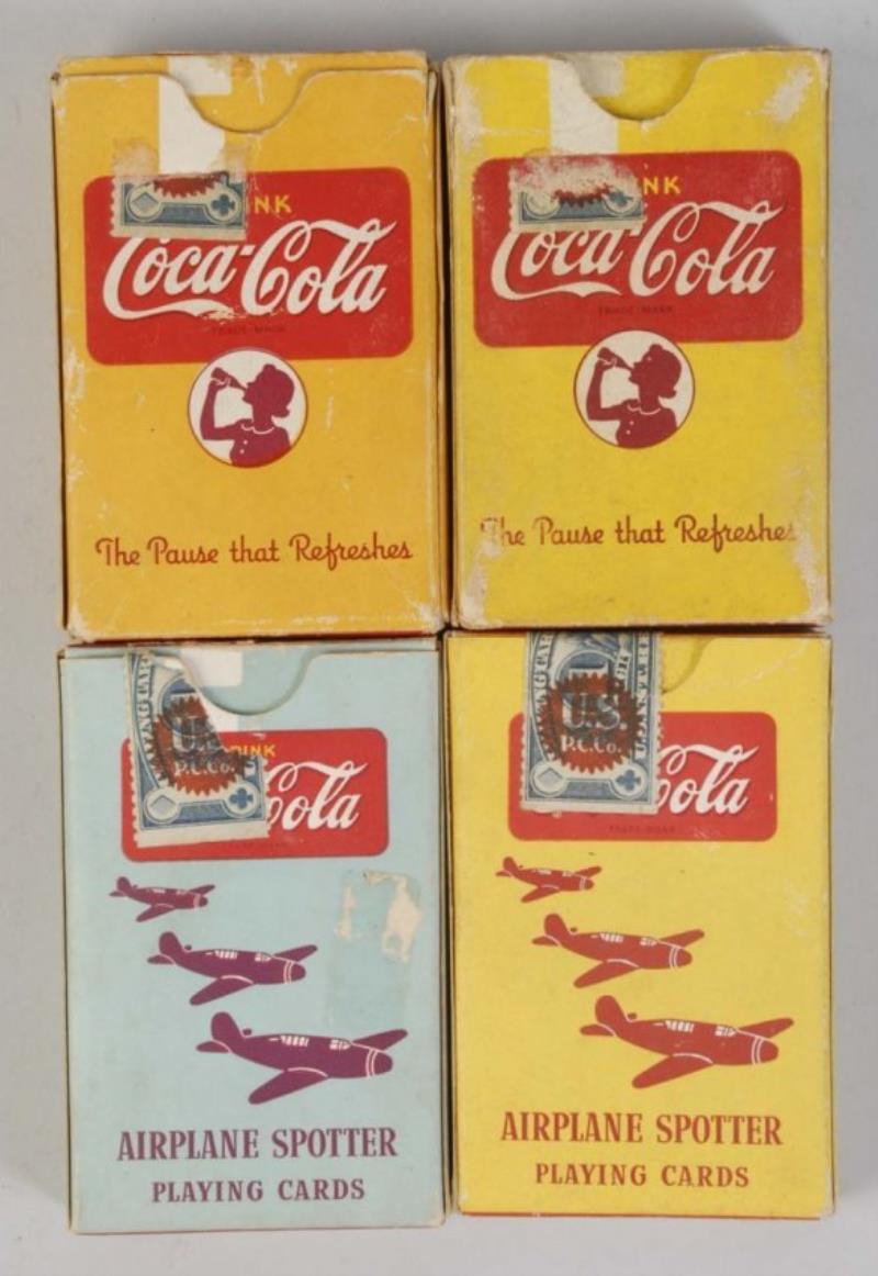 Decks of Coca-Cola Playing Cards.