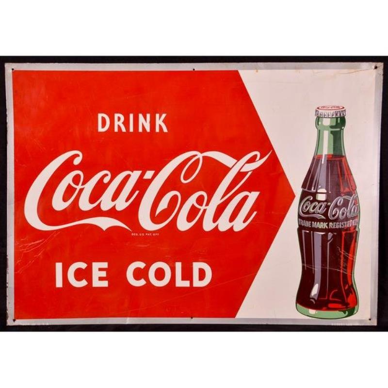 Large Metal Coca-Cola Sign Value & Price Guide