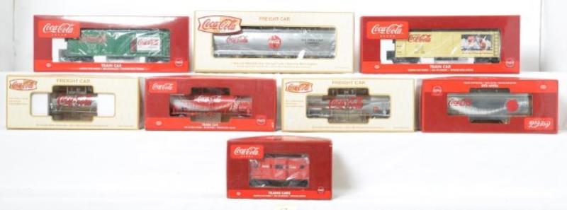 8 K Line Coca Cola freight cars