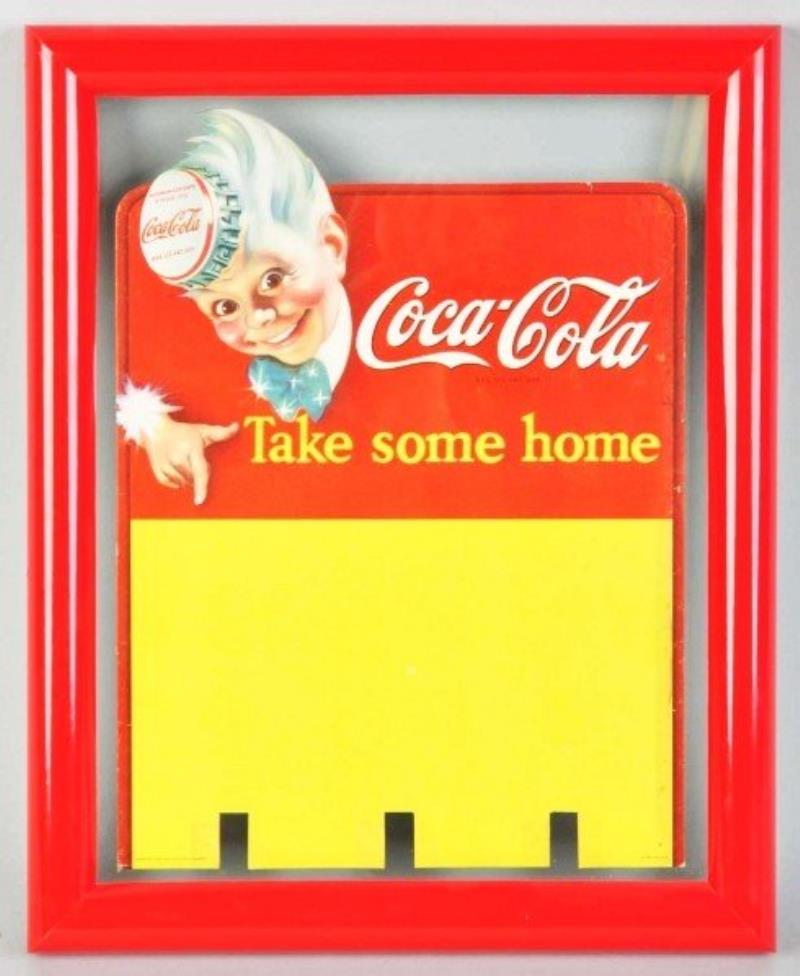Cardboard Coca-Cola Sprite Boy Insert Die-Cut.