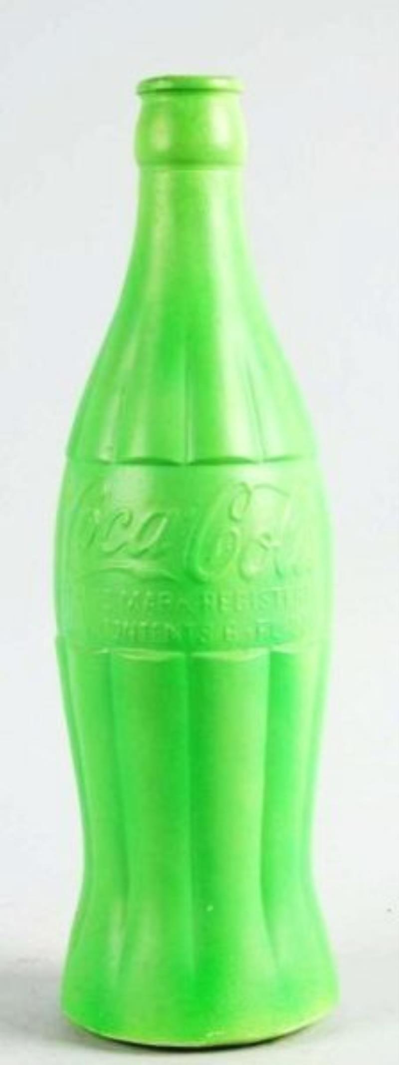 Unusual 1930s-40s Coca-Cola Chalk Wear Bottle.