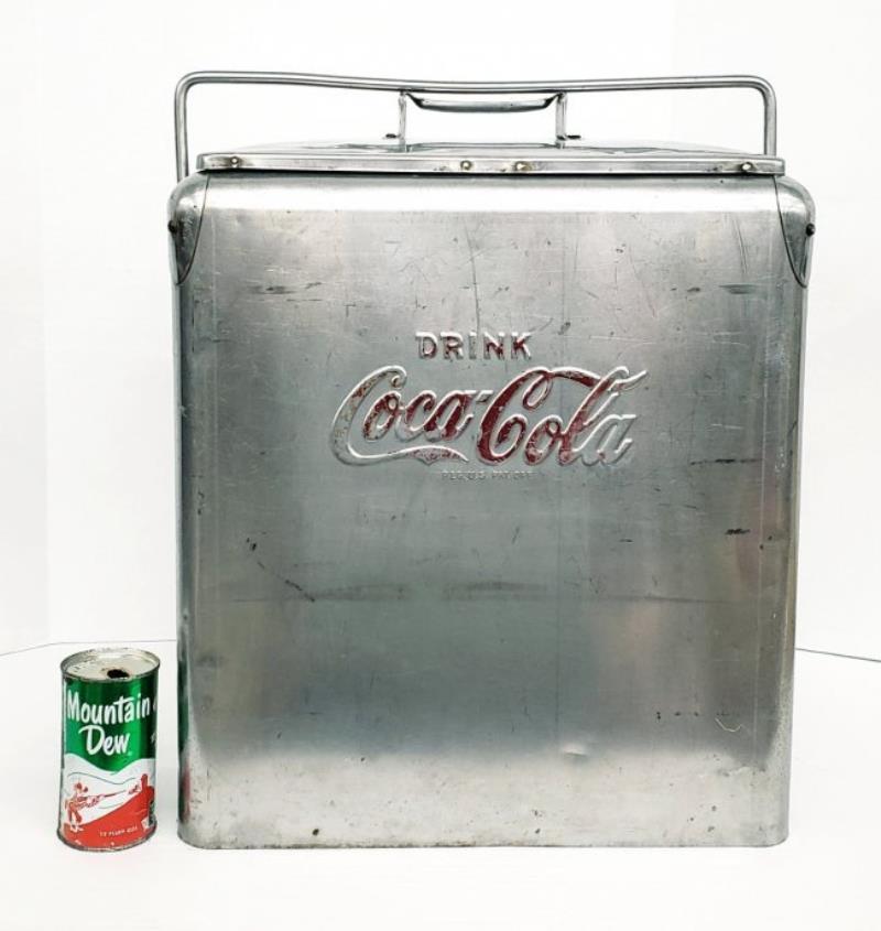Drink Coca Cola Stainless Embossed Picnic Cooler