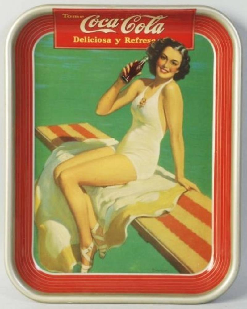 1939 Mexican Coca-Cola Tray.