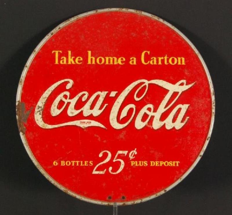 Coca-Cola Double-Sided Bottle Rack Topper