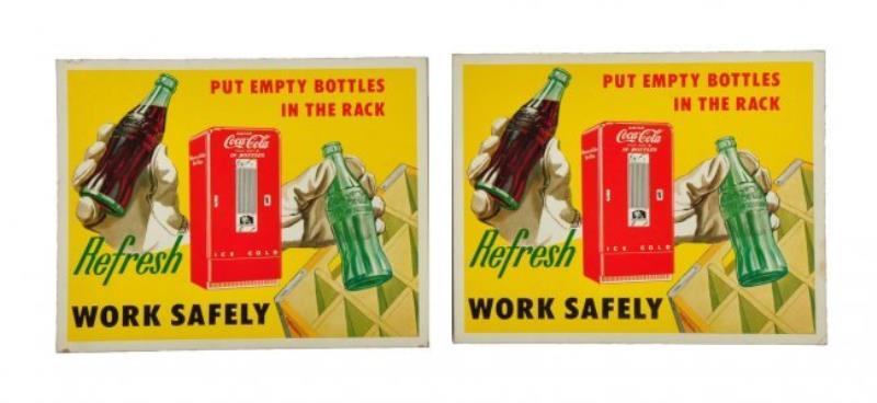 1950's Coca - Cola Cardboard Inserts.