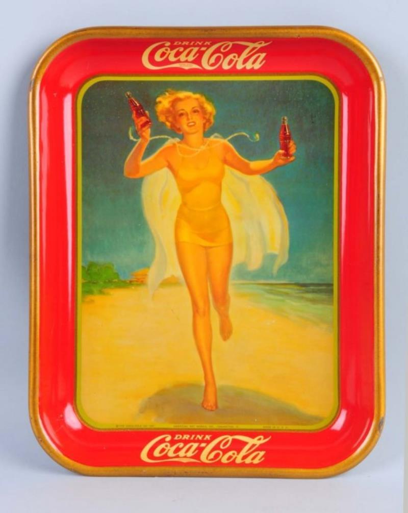 1937 Coca - Cola Serving Tray