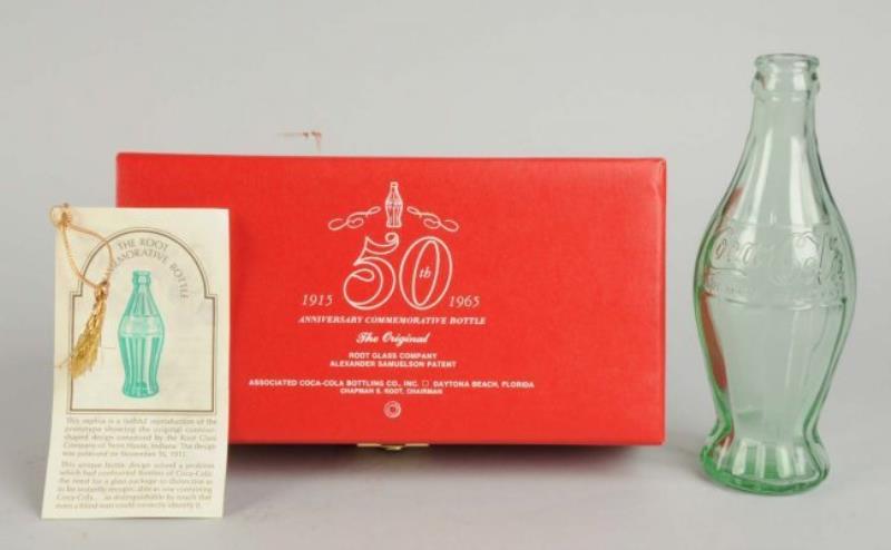Coca - Cola 50th Anniversary Bottle In Case.