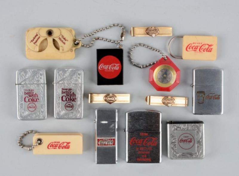 Large Lot Of Coca-Cola Advertising Pieces.