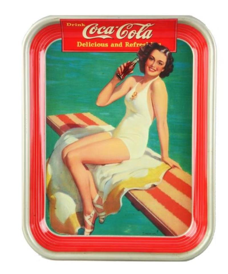 1939 Coca-Cola Serving Tray.