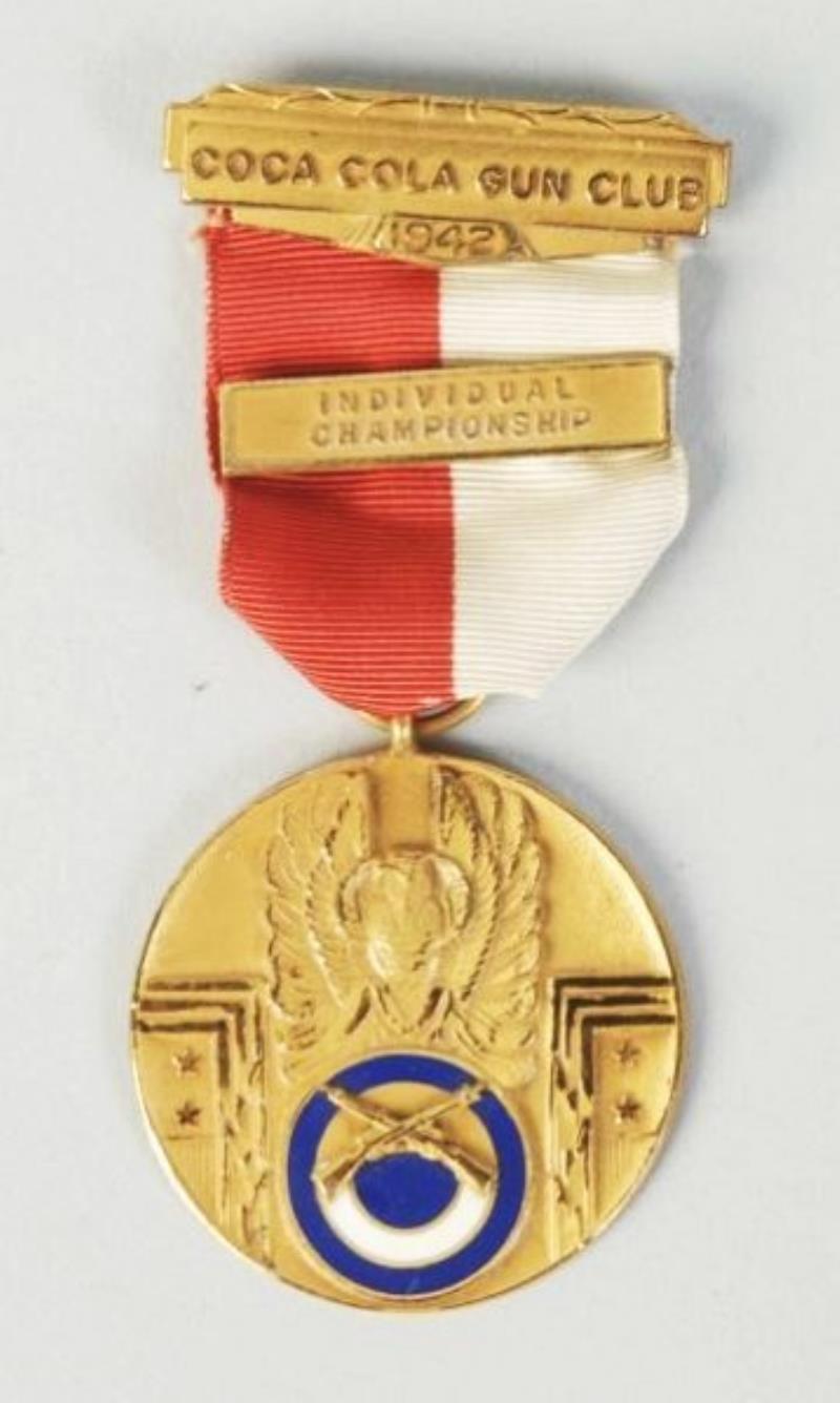 1942 Coca-Cola Gun Club Medal