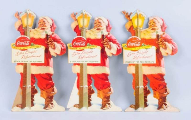 Coca - Cola Santa Stand Up Displays.