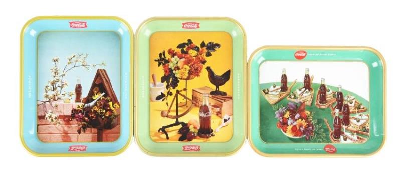 1960's Coca-Cola Tin Trays.