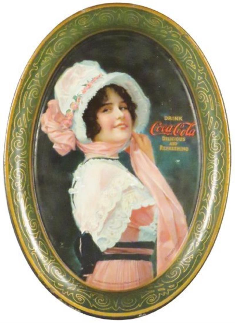 1914 Coca Cola Tin Tip Tray