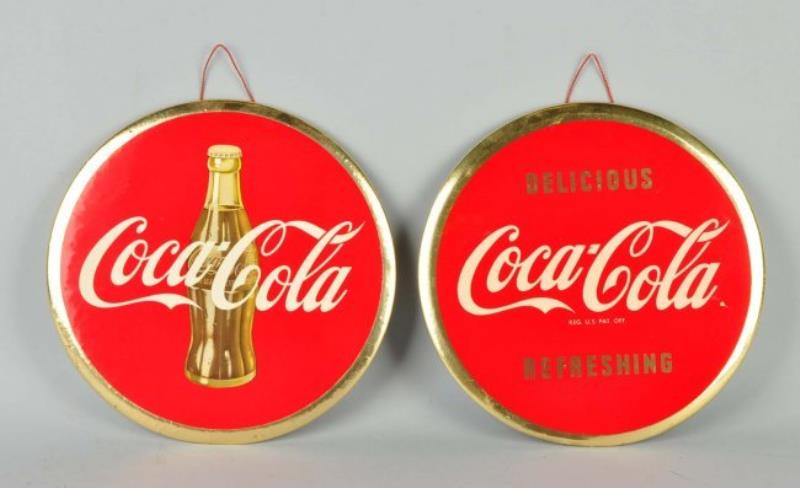 Red Round Coca-Cola Signs.