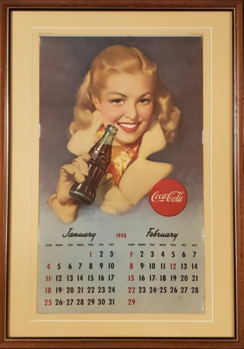 1948 Coca Cola Pinup Girl Calendar